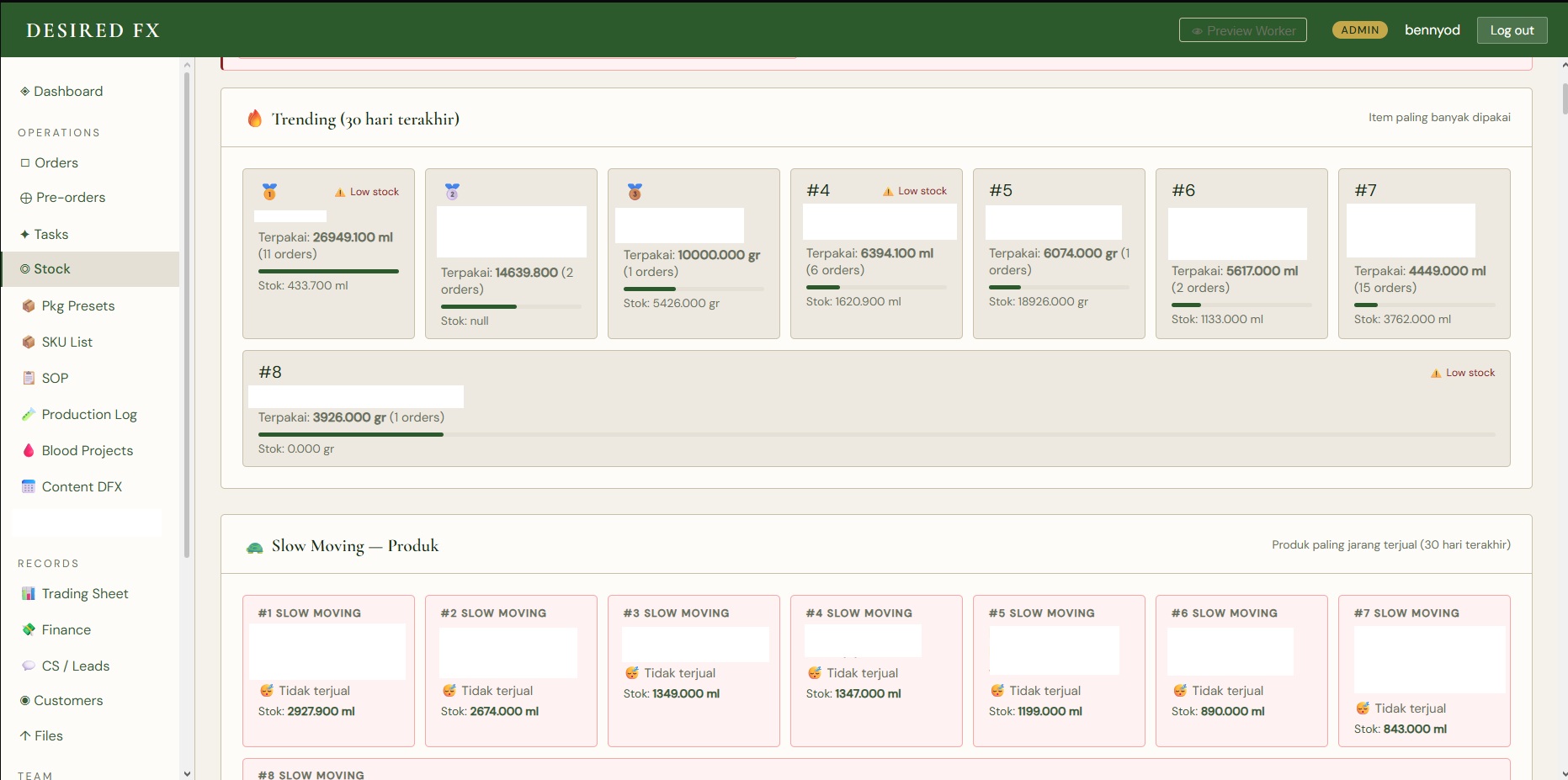DFX Portal screenshot 3