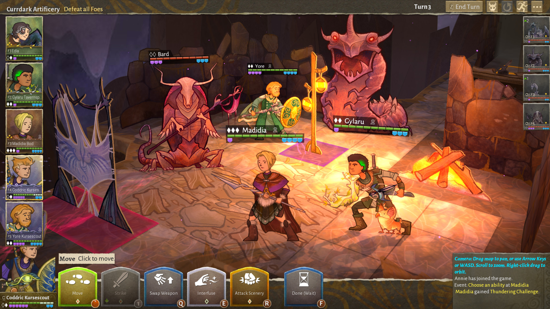 Wildermyth gameplay